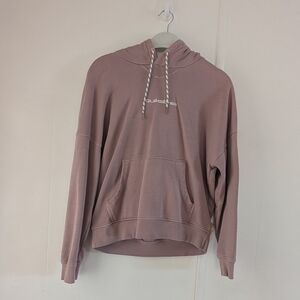 Quiksilver Pink Oversized Long Sleeve Hoodie